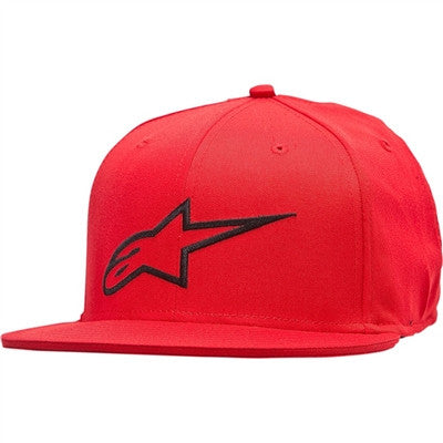 Alpinestars Ageless Flatbill Hat - Red/Black