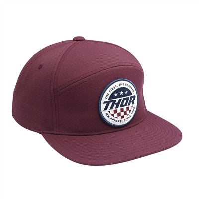 Thor Patriot Snapback Hat - Burgundy