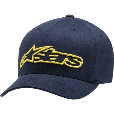 Alpinestars Blaze Flexfit Hat - Navy/Yellow