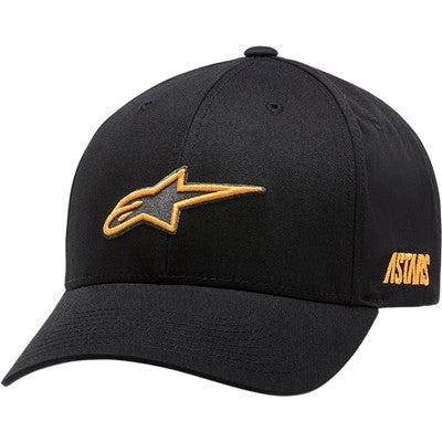 Alpinestars Ageless Popper Snapback Hat - Black