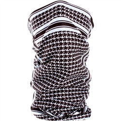 ZANheadgear Pullover Neck Tube - Black/White