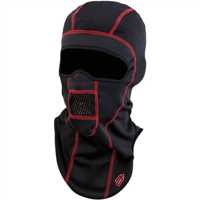 Arctiva Windshield Balaclava - Black/Red