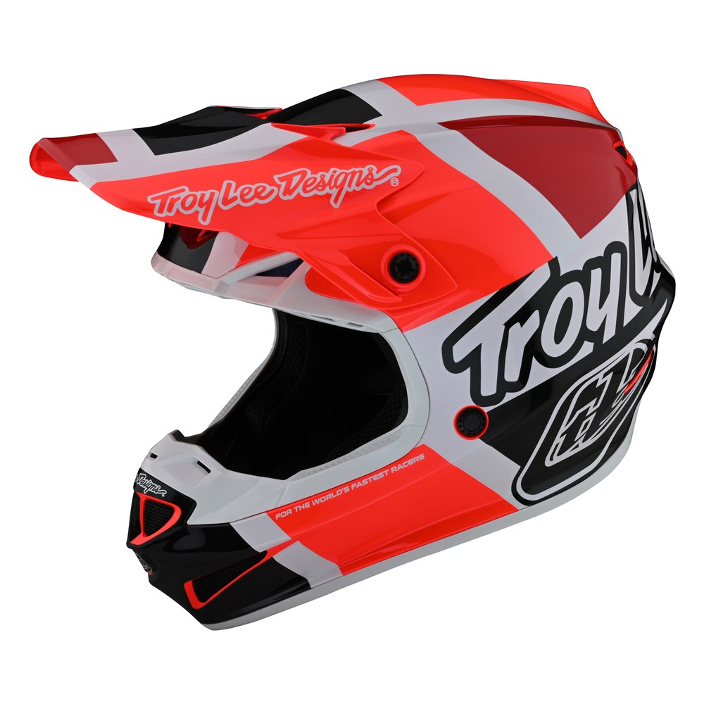 Troy Lee Designs Youth SE4 Polyacrylite Offroad Helmet with MIPS Quattro