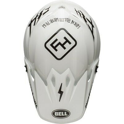 Bell MX-9 MIPS Fasthouse Offroad Helmet - Gloss White/Black