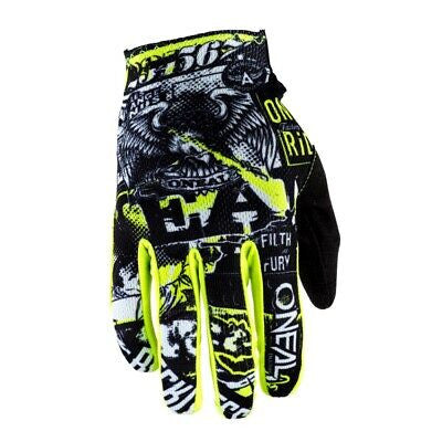 Oneal 2024 Matrix Gloves - Attack Black/Neon Yellow