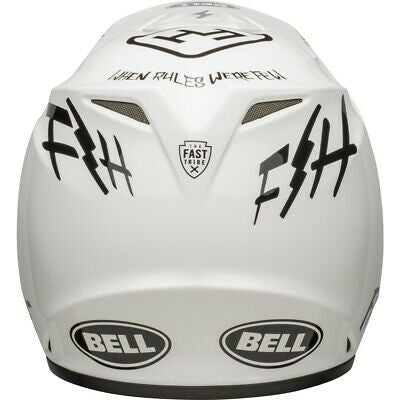 Bell MX-9 MIPS Fasthouse Offroad Helmet - Gloss White/Black