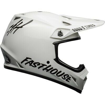 Bell MX-9 MIPS Fasthouse Offroad Helmet - Gloss White/Black