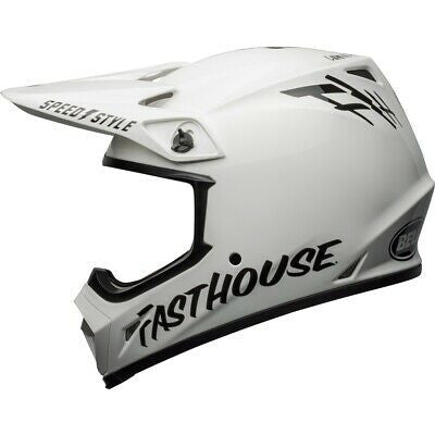 Bell MX-9 MIPS Fasthouse Offroad Helmet - Gloss White/Black