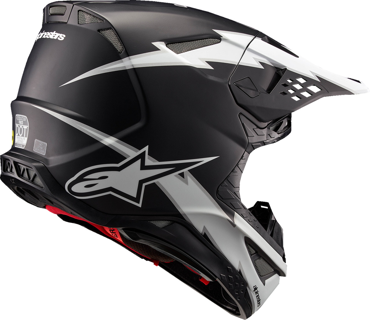 Alpinestars 2024 Supertech M10 Ampress MIPS Helmet - Matte Black/White
