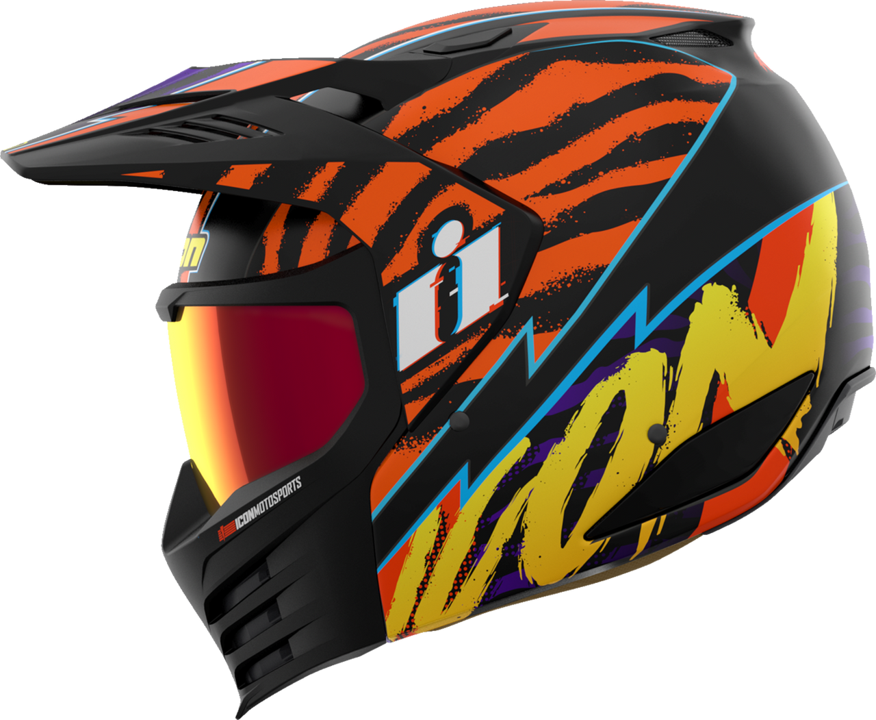 Icon Elsinore Helmet Rad Dawn Orange