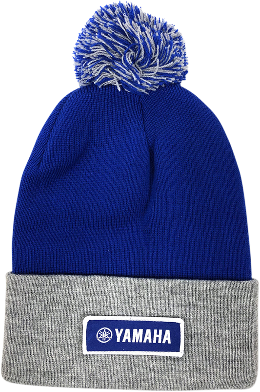Factory Effex Yamaha Pom Beanie - Royal/Gray
