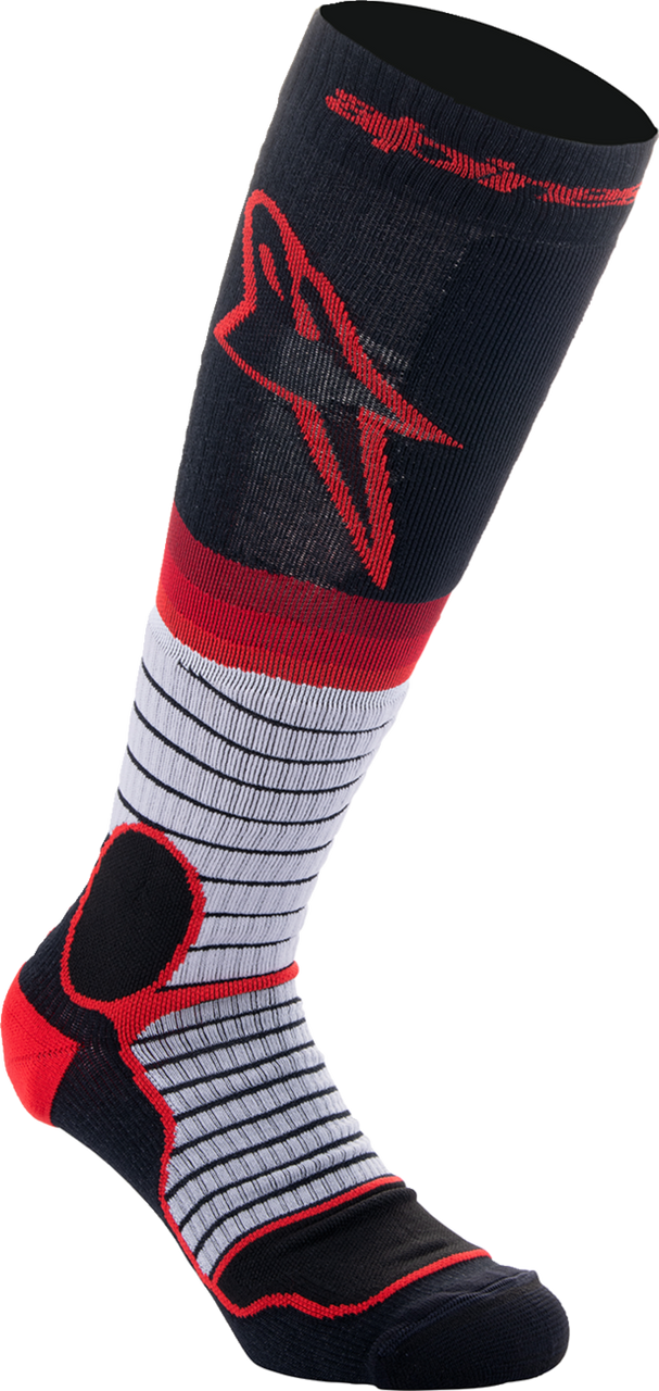 Alpinestars 2024 MX Pro Socks - Black/Red/Gray