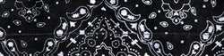 ZANheadgear Cooldanna Paisley Flag Headgear - Black