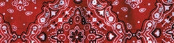 ZANheadgear Cooldanna Paisley Flag Headgear - Red