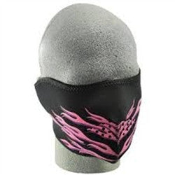 Zanheadgear 2015 Half Face Mask - Pink Flames