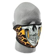 Zanheadgear 2015 Half Face Mask - Burning Skull