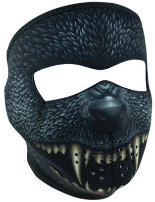 Bobster Neoprene Patented Full Face Mask - Silver Bullet