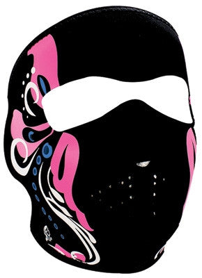 Bobster Neoprene Patented Full Face Mask - Mardi Gras (small face)