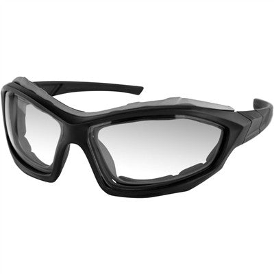 Bobster Dusk Sunglasses - Matte Black/Clear Photochromatic Lens