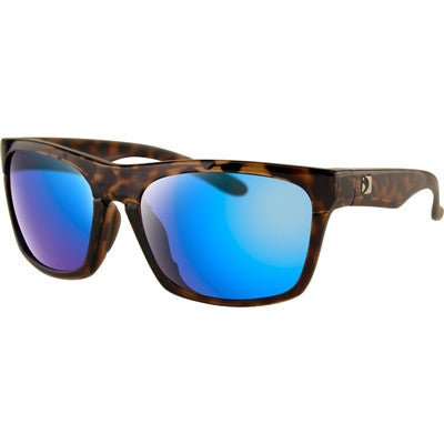 Bobster Route Sunglasses - Gloss Brown Tortoise/HD Light Blue Revo Lens