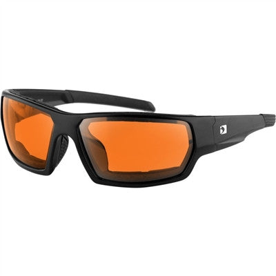 Bobster Tread Sunglasses - Matte Black/Amber Lens