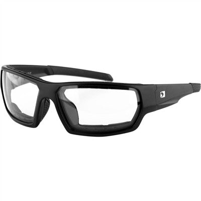 Bobster Tread Sunglasses - Matte Black/Clear Lens