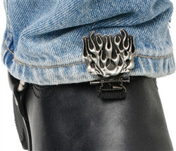 Ryder Clips Flames For Stirrup/Strap Boots