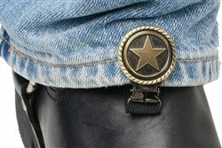 Ryder Clips Western Star For Stirrup/Strap Boots