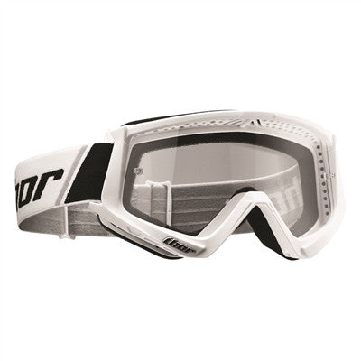 Thor Combat MX Goggles - White/Black