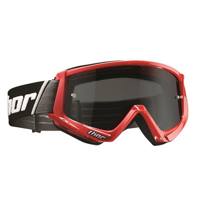 Thor Combat Sand Goggles - Red/Black