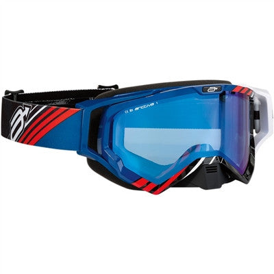 Arctiva Vibe Snow Goggle - Black/Blue/Red