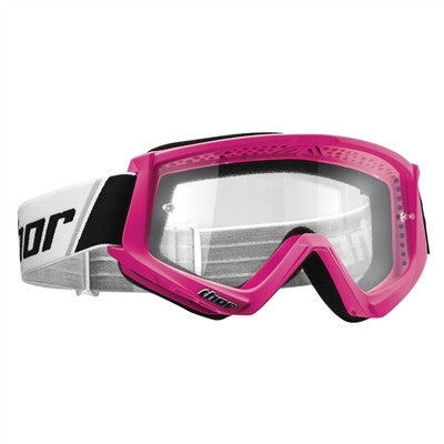 Thor Youth Combat Flo Offroad Goggle - Flo Pink
