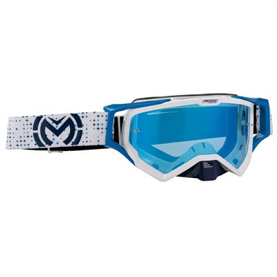 Moose Racing 2021 XCR Pro Star Goggle - White/Blue