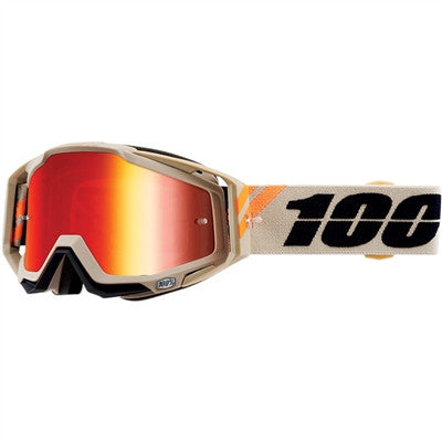100% Racecraft Goggle - Poliet with Red Lens