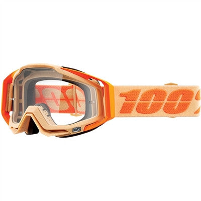 100% Racecraft Goggle - Sahara with Clear Lens