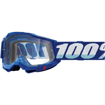 100% Accuri Goggle - Blue/Clear Lens