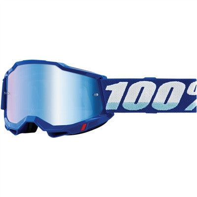 100% Accuri Goggle - Blue/Mirror Blue Lens