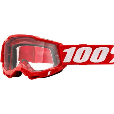 100% Accuri OTG Goggle - Red/Clear Lens
