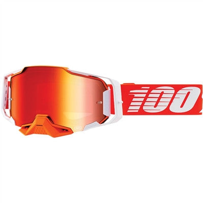 100% Armega Goggle - Regal/Mirror Red Lens