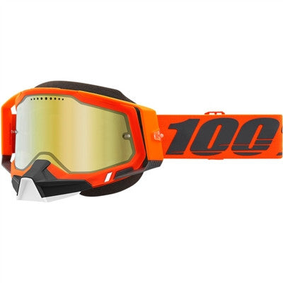 100% Racecraft Snow Goggle - Kerv/Mirror Gold Lens