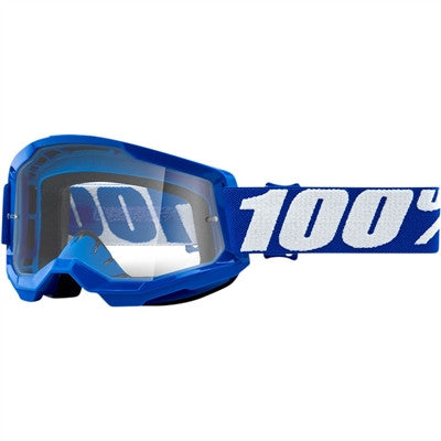 100% Strata Goggle - Blue/Clear Lens