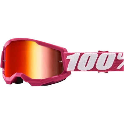 100% Strata Goggle - Fletcher/Mirror Red Lens