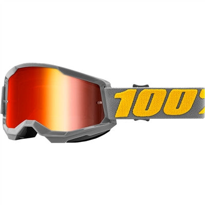 100% Strata Goggle - Izipizi/Mirror Red Lens