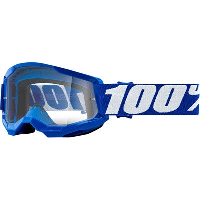 100% Youth Strata Goggle - Blue/Clear Lens