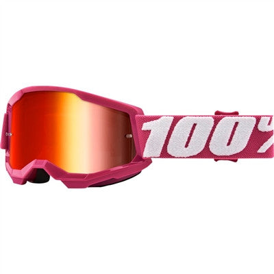 100% Youth Strata Goggle - Fletcher/Mirror Red Lens