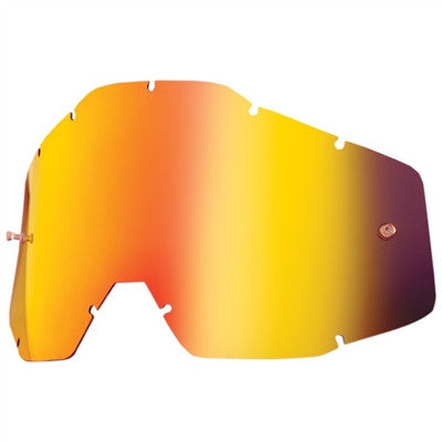 100% Replacement Strata MX/Racecraft/Accuri Lens - Mirror Red