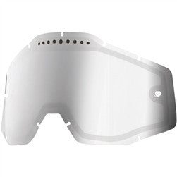 100% 2016 Dual Vented Lens - Silver