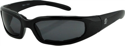 ZANheadgear New York Sunglasses - Shiny Black/Smoke Lens