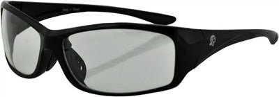 ZANheadgear South Dakota Sunglasses - Shiny Black/Clear Lens