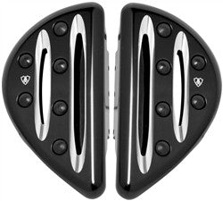 Arlen Ness FLHX/Universal Passenger Deep Cut Floorboards - Black